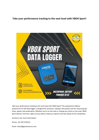 take your performance tracking to the next level