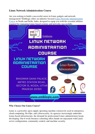 Linux Network Administration Course