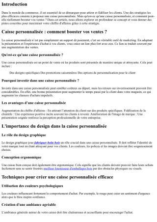 Caisse personnalisée : comment booster vos ventes ?