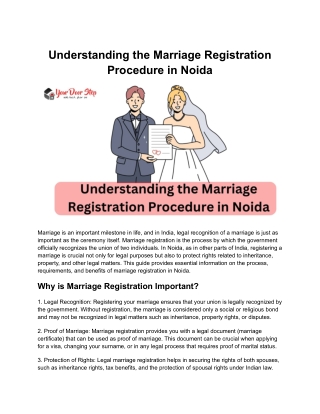 understanding the marriage registration procedure