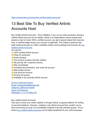 https reviewinsta com shop buy verified airbnb