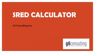 SRED CALCULATOR