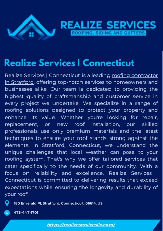 realize services connecticut