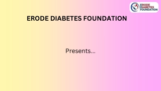 erode diabetes foundation