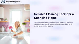 Reliable Cleaning Tools For a Sparkling Home