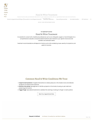 Hand & Wrist Treatment London - Dr SNA Clinic