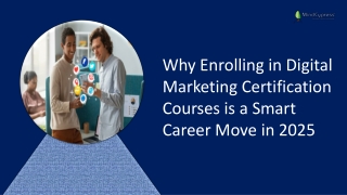 why enrolling in digital marketing certification