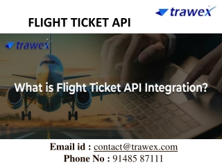 flight ticket api
