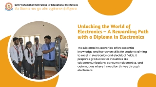 unlocking the world of electronics a rewarding