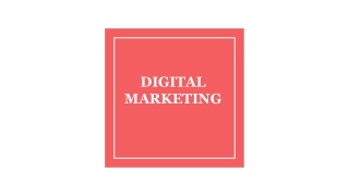 digital marketing