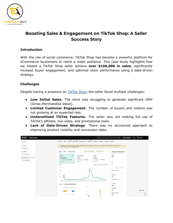 boosting sales engagement on tiktok shop a seller