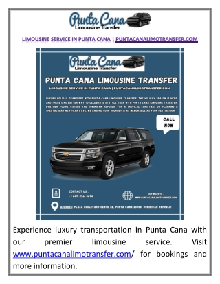 Limousine rental in Punta Cana | puntacanalimotransfer.com