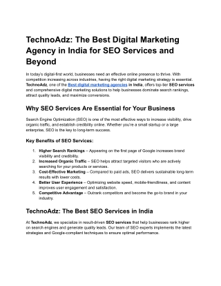 Your Trusted Web Development Company Near You – TechnoAdz