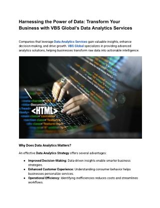 harnessing the power of data transform your
