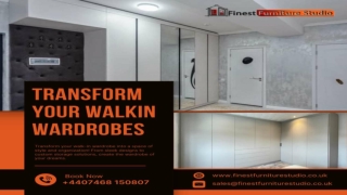 Custom Cupboard Design - London - Finest Furniture Studio