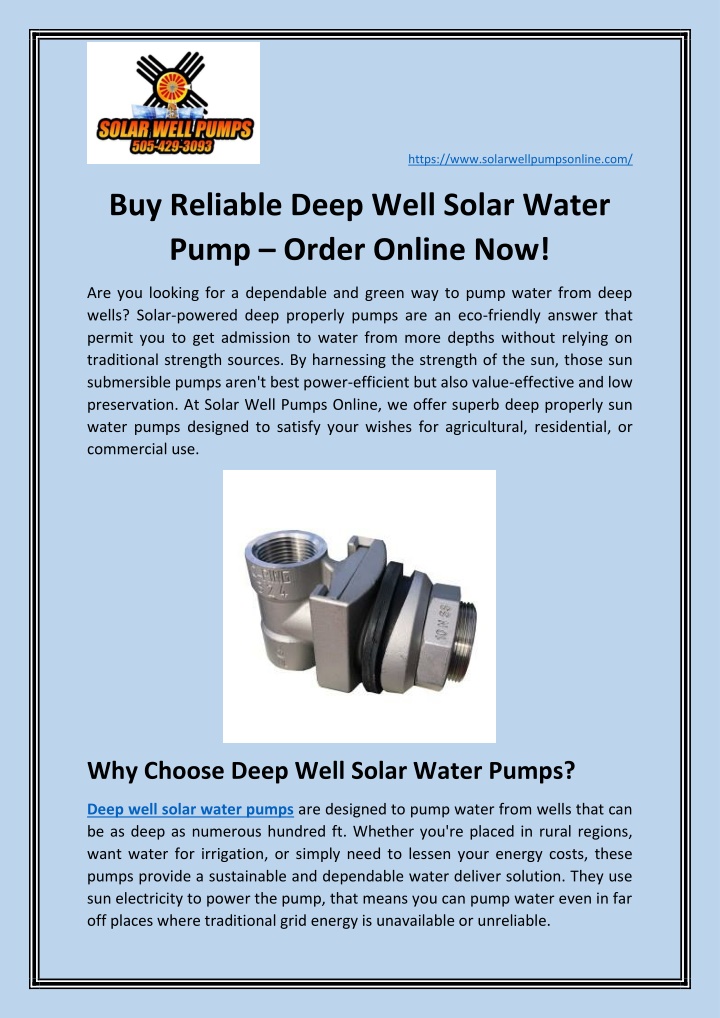 https www solarwellpumpsonline com