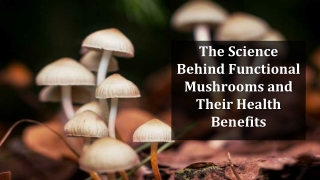 The Science Behind Functional Mushrooms and Their Health Benefits