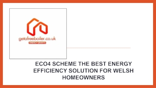 ECO4 Scheme The Best Energy Efficiency Solution for Welsh Homeowners