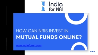 how can nris invest in