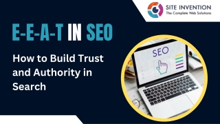 E-E-A-T How to Build Trust and Authority in Search