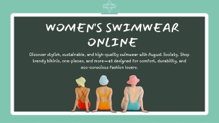 Women's Swimwear Online – Shop Sustainable Styles