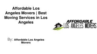 Moving Services Los Angeles