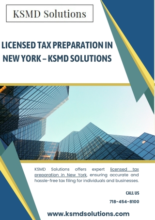 licensed tax preparation in new york ksmd