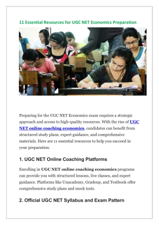 11 essential resources for ugc net economics