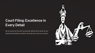 court filing excellence in every detail