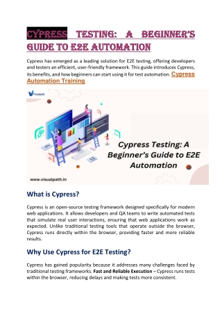 cypress cypress testing a beginner testing