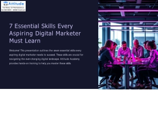 7 e ss ential skill s every a s piring digital