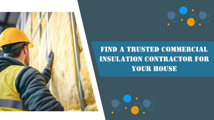 find a trusted commercial insulation contractor