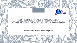 pesticides market forecast a comprehensive