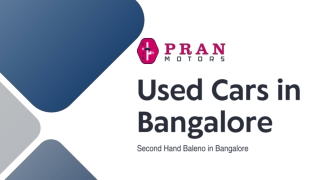 Buy a Used Baleno Car in Bangalore | Second Hand Cars in Bangalore