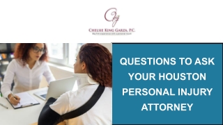 questions to ask your houston personal injury