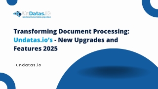 transforming document processing undatas