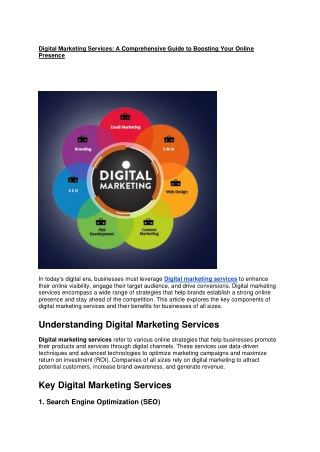 DIGITAL MARKETING SERVICES