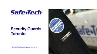 security guards toronto