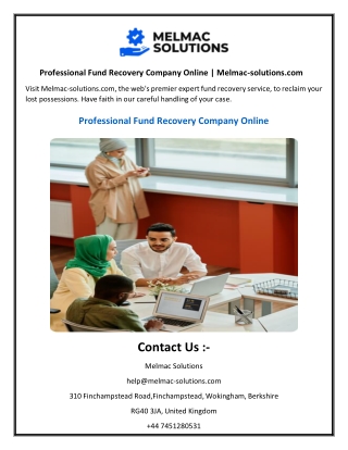 professional fund recovery company online melmac