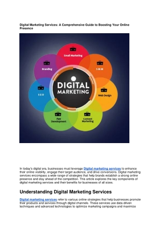 DIGITAL MARKETING SERVICES