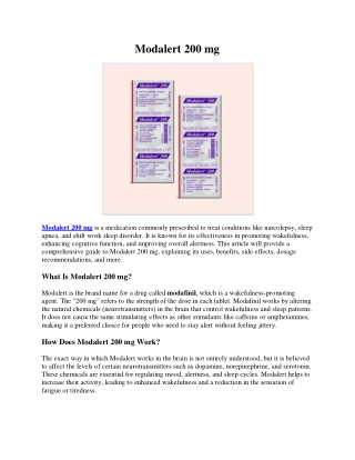 MODALERT 200 MG (1)