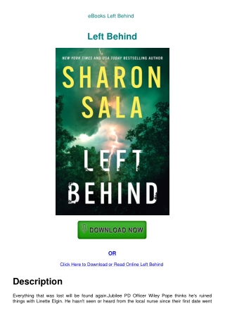 eBooks Left Behind