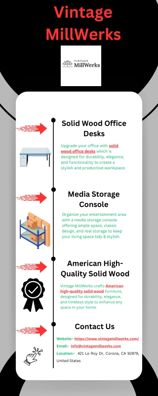 Solid Wood Office Desks
