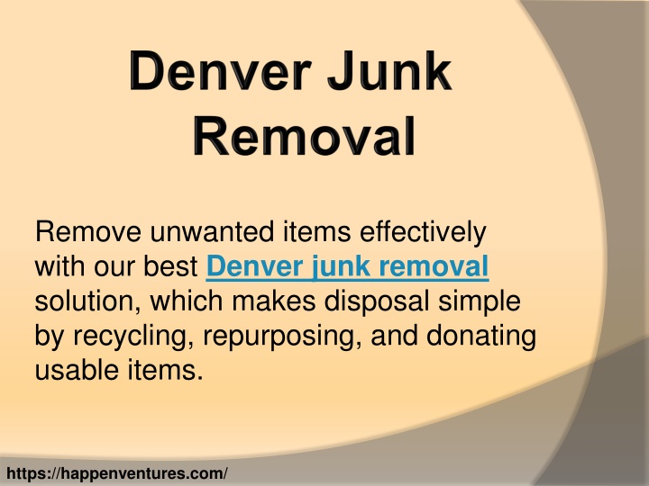 denver junk removal