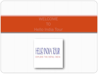 welcome to hello india tour