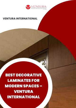 Best Decorative Laminates for Modern Spaces – Ventura International