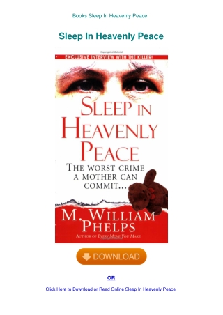 Books  Sleep In Heavenly Peace