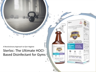 Advanced HOCl-Based Gyms Disinfectant for Complete Hygiene & Safety