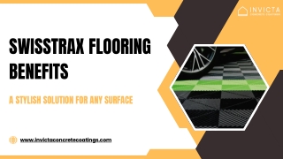 swisstrax flooring benefits