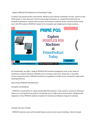 pos machines